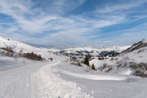 Ski area on the Fideriser Heubergen in the canton of Graubünden, Switzerland Ski area on the Fideriser Heubergen in the canton of Graubünden, Switzerland